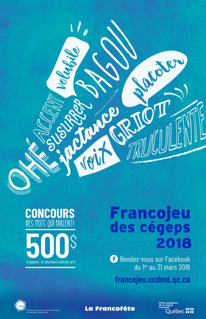 Affiche Francojeu 2018